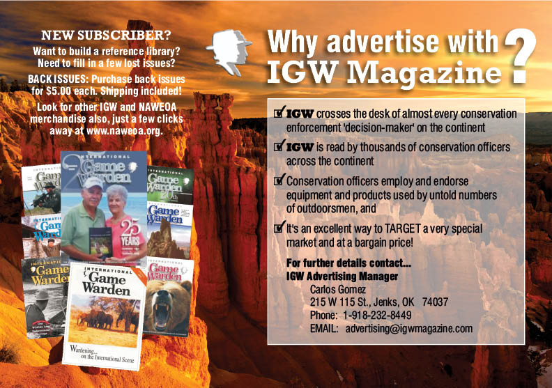 Why Advertise in International Game Warden Magazine