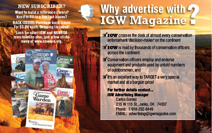 Why Advertise in International Game Warden Magazine